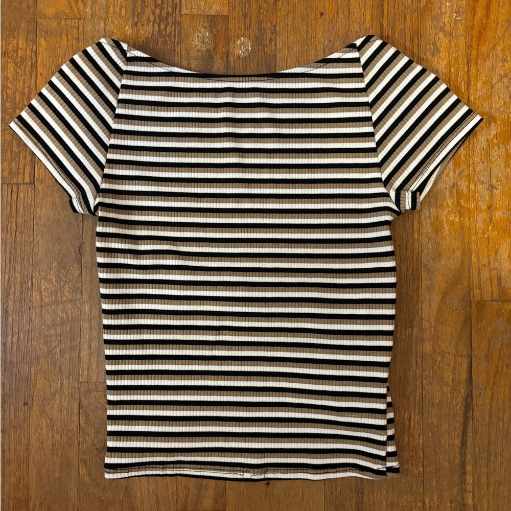 urban outfitters striped backless top